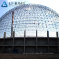 Outdoor Space Frame Buildings Design Steel Structure Dome Shaped Roof Coal Storage Shed Yard